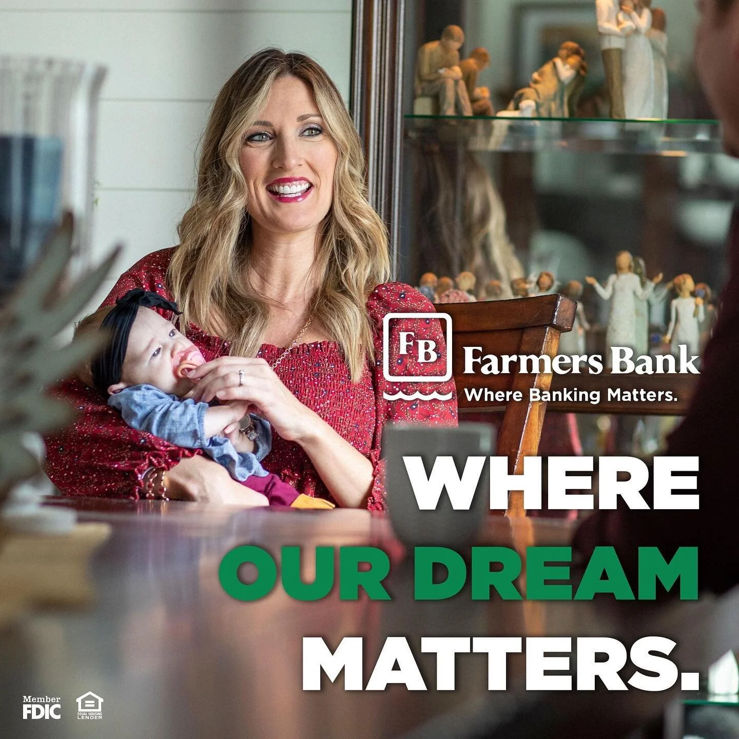Meet Julia Davis! Julia is one of our amazing customers here at the Farmers Bank. Here&rsquo;s what she had to say about her experience:

&ldquo;The reason I bank at Farmers is because they play an important role for my family and I. In 2019, I lost 