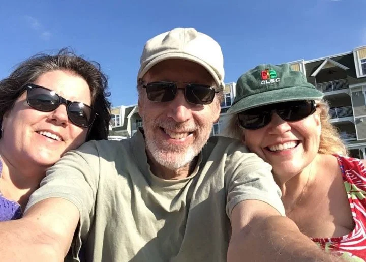 One of our many Chatauqua visits with Karen, sister Reenie (on the right) and yours truly!