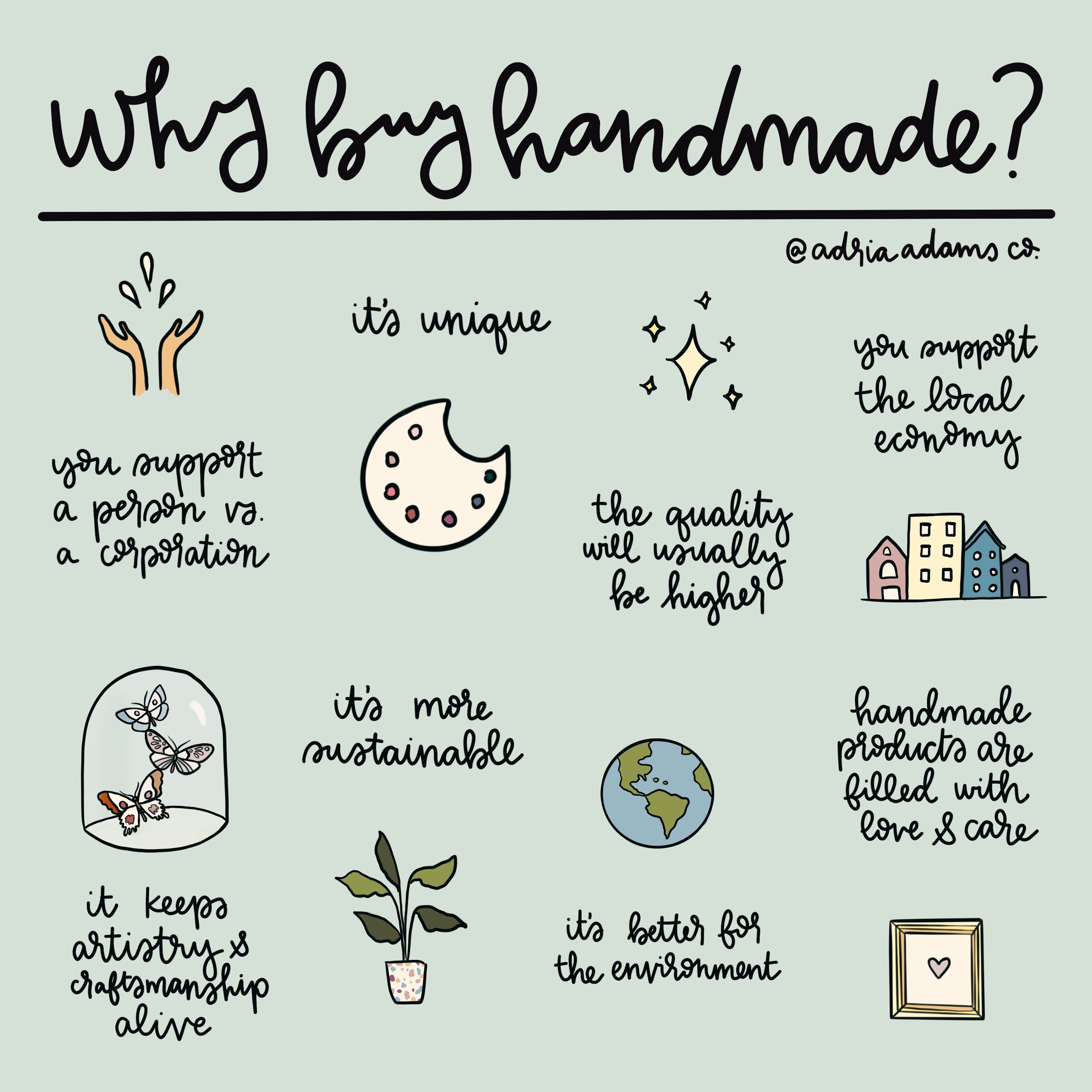 Why Buy Handmade? — Adria Adams Co.