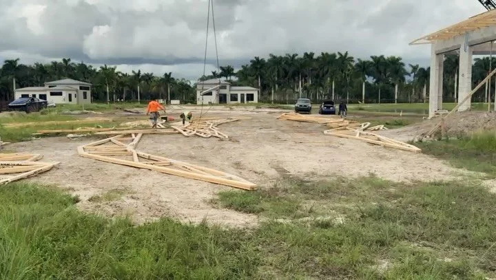 Up, up and away! 🙌

Trusses going up on the equestrian dream compound. These stalls are styling, and moving right along.

Happy Friday to all! 

#equestrianlifestyle