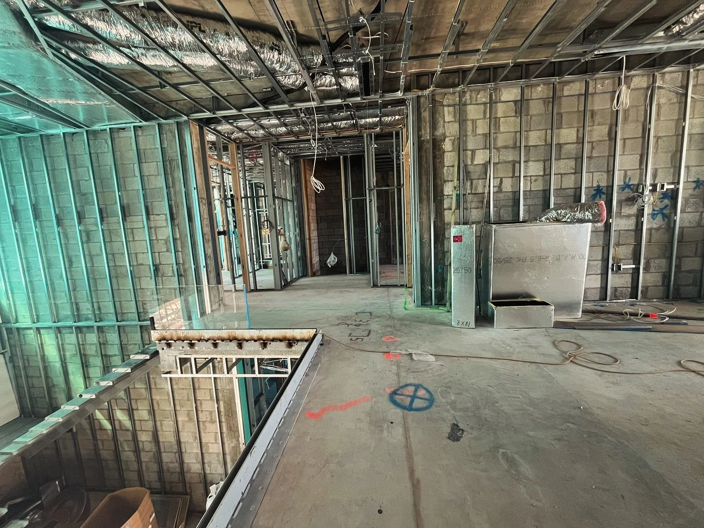 Inspection passes- architecture, engineering and interior design site walkthroughs prior to drywall installation ✅
The owners in town soon and we can’t wait for them to see the transformation from their last visit!