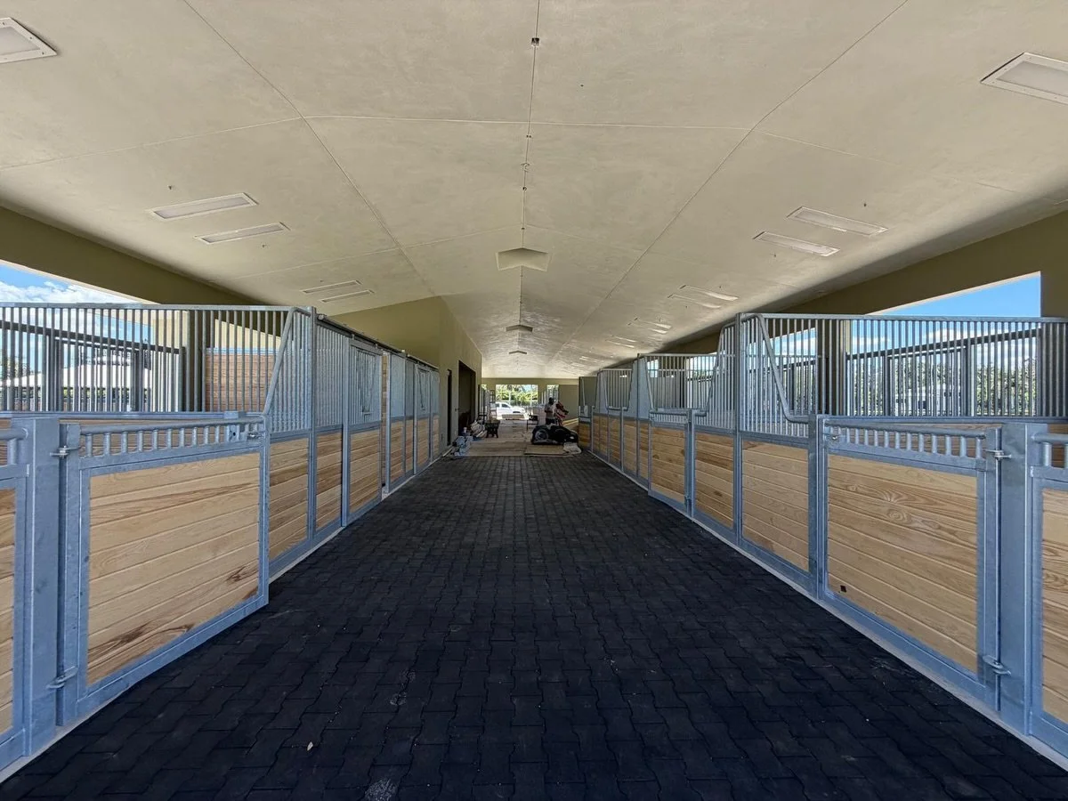 Another piece to this equestrian dream compound is coming to a close! This stall barn is just about ready for som horse play 🐎

Happy Friday to all!

#equestrainlife #constructionmanagement