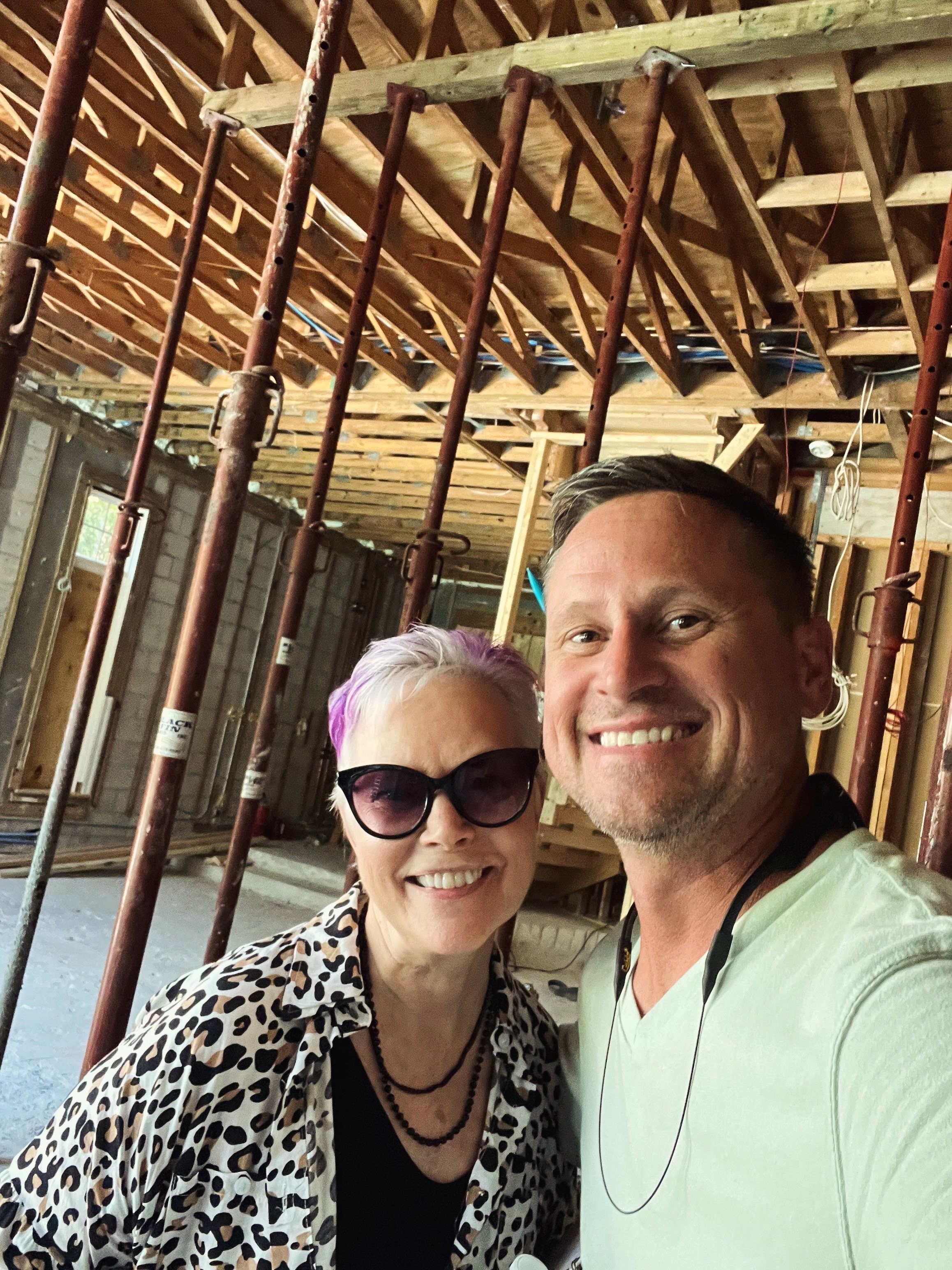 Smiles all around on this site visit!

#palmbeachfl #southfloridacontractors #privateresidence #constructionmanagement #happyclientshappyme
