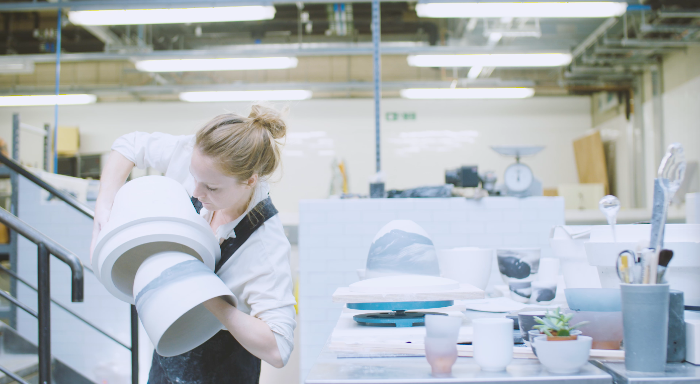 In The Making… Porcelain Tides, A video by Nell Campbell and Emma Øverland Dudlyke