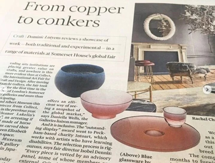 The Financial Times March 2020, From coppers to conkers. A review of Collect 2020 by Dominic Lutyens