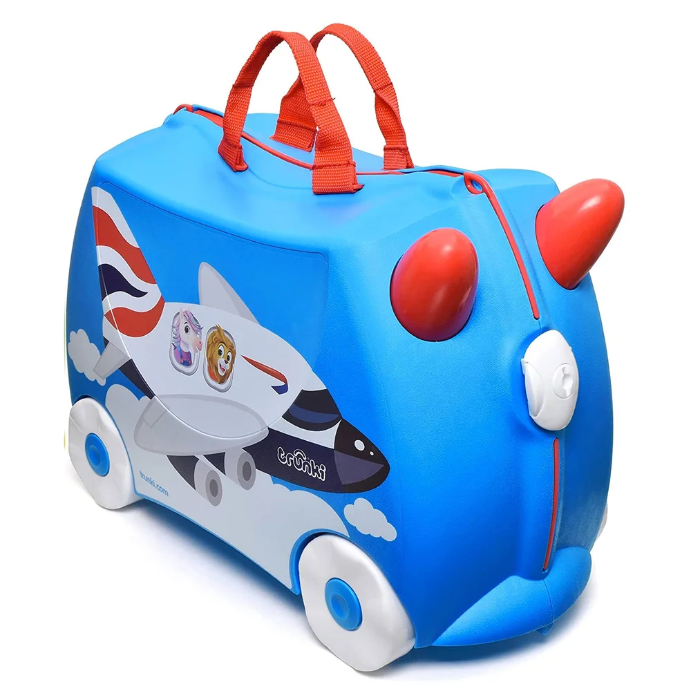 Valigetta Cavalcabile TRUNKI Bagaglio a Mano per Bambino, l'Originale,  valigia per viaggio a traino — BABY LOVE 2000