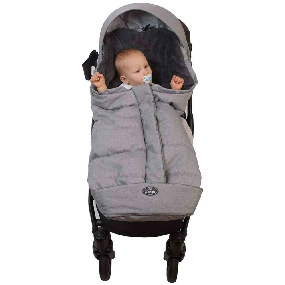 Sacco Passeggino Invernale Zamboo - Universale, Con Banda Riflettente E Borsa, Grigio - Foto 6