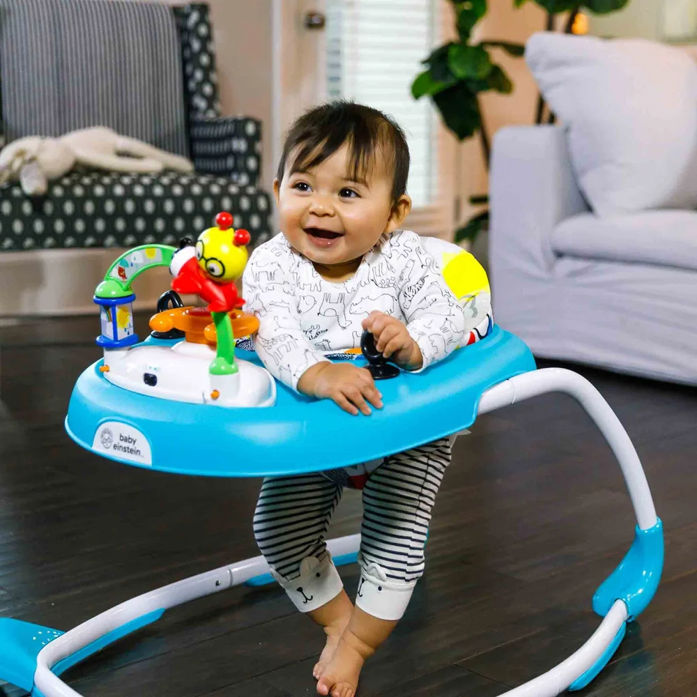 Girello Safety 1st Bolid Per Bambini – Dai 6 Mesi A 12 Kg, Regolabile In 3 Altezze, Con Piano Giochi Musicale E Volante, Antiscivolo Per Scale