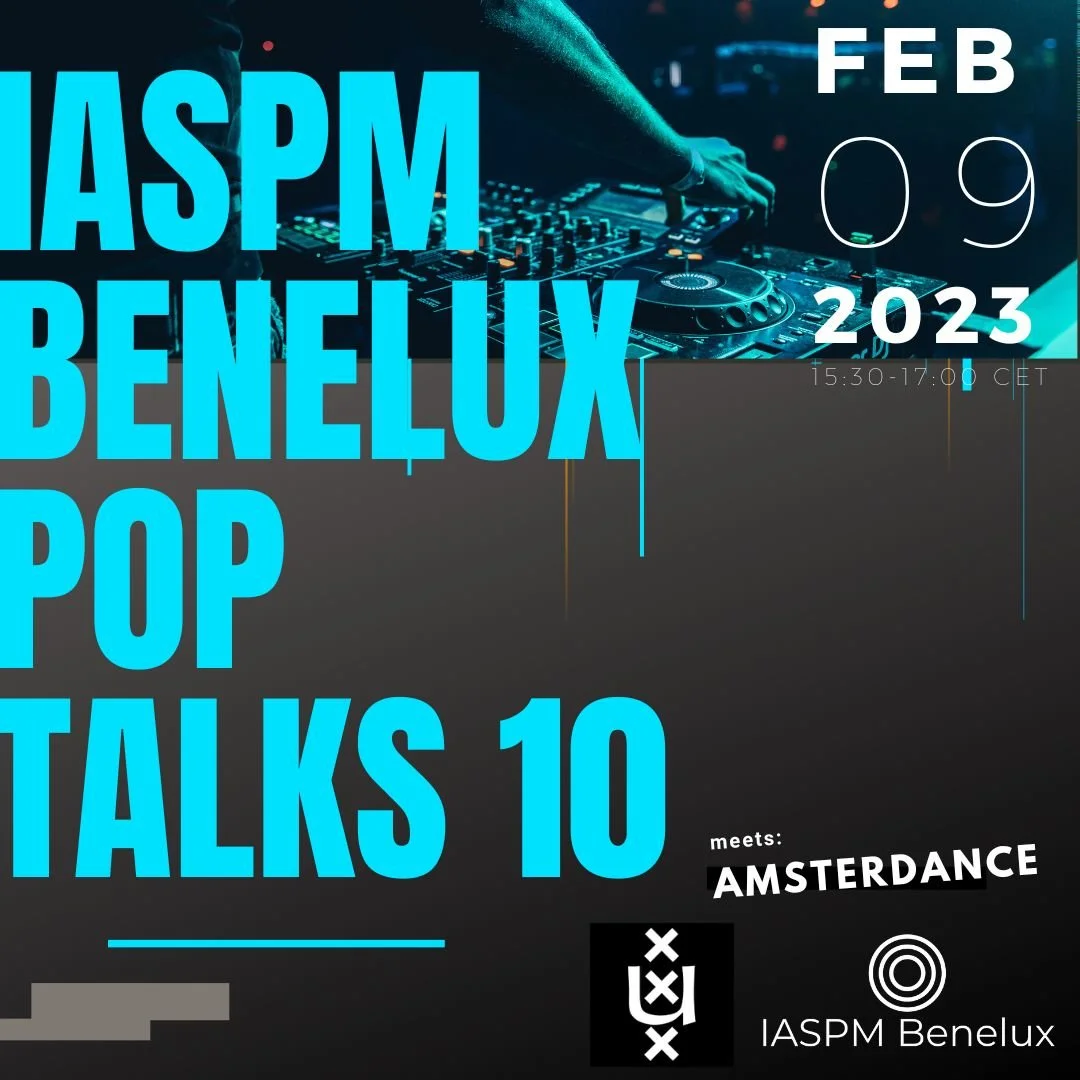 IASPM Benelux POP TALKS 10: Mark J. Butler