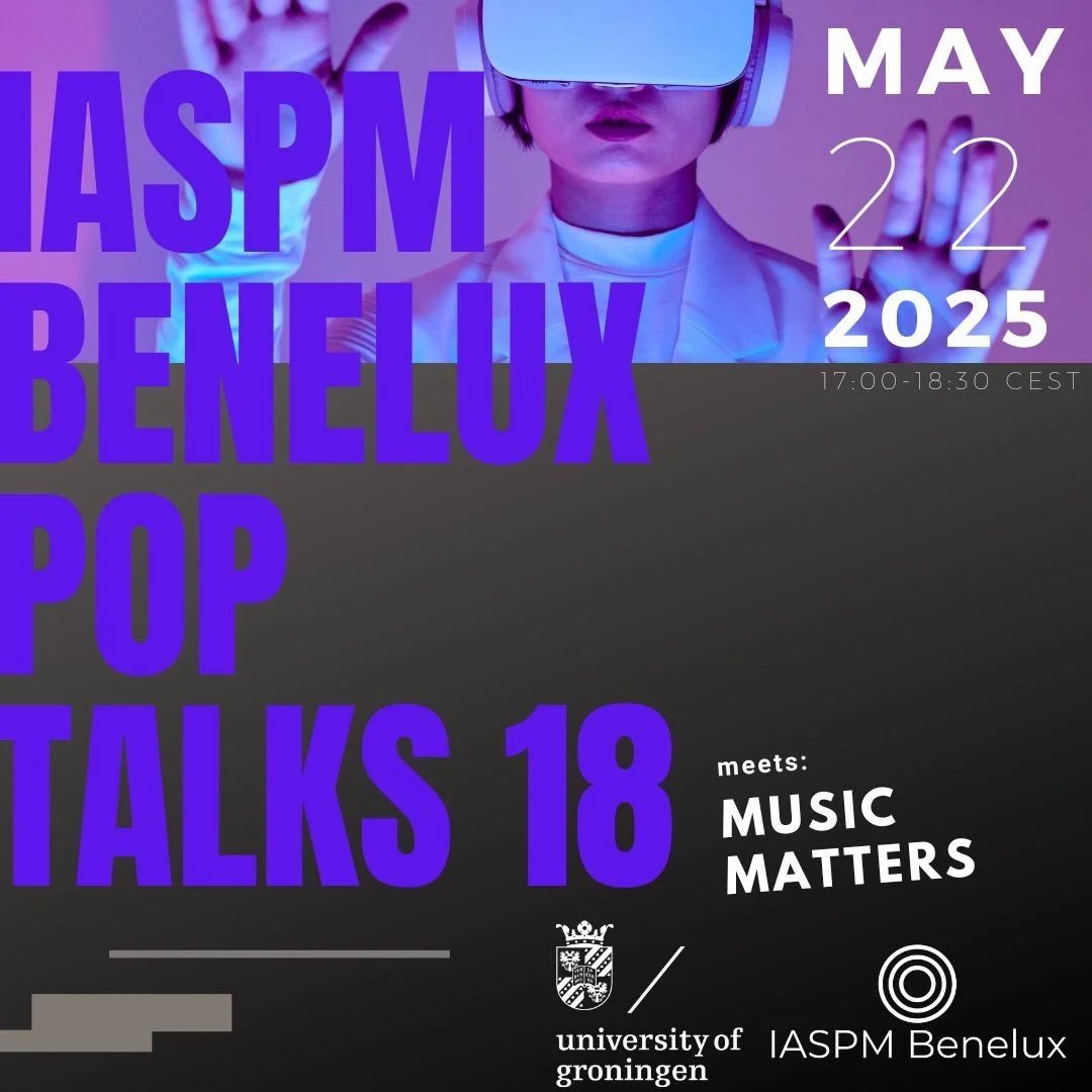 POP TALK 18 with Keith Negus (May 22nd, 17:00-18:30)