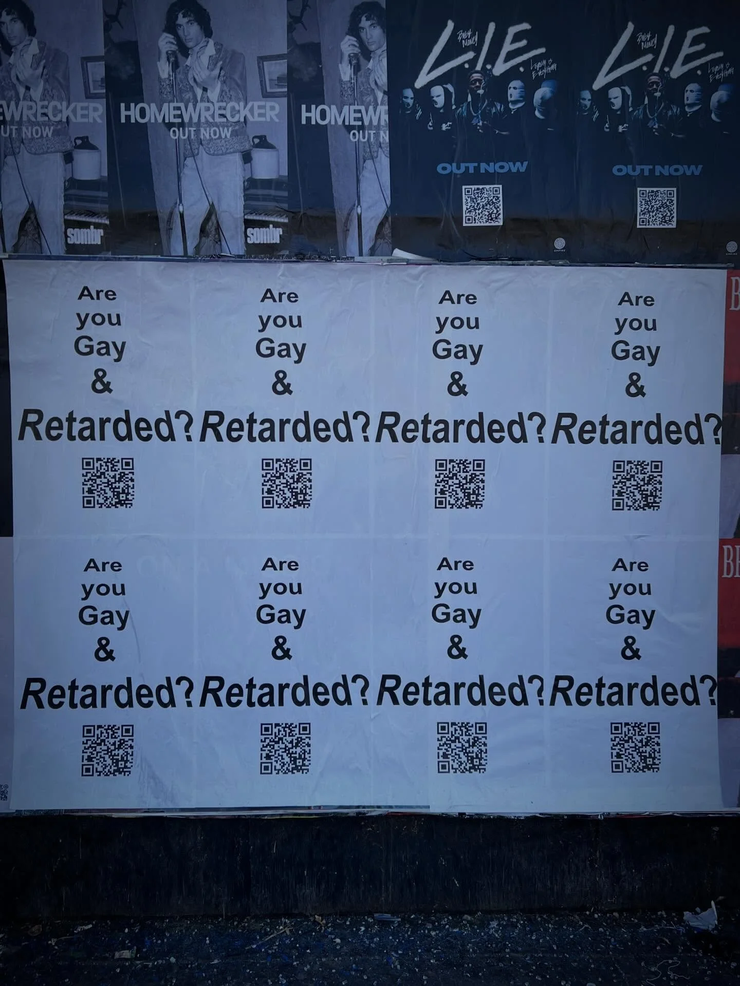East Hollywood. 

Sunset Boulevard. 

Mr. DeMille, I&rsquo;m ready for my closeup. 

Too chicken to follow that link.