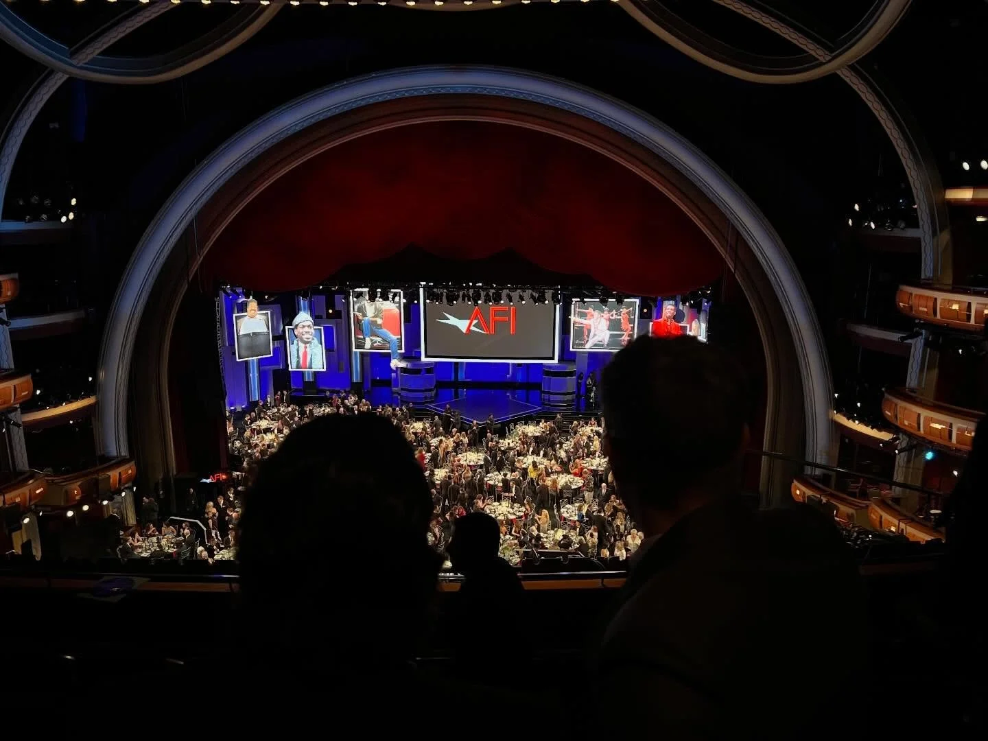 The very moment they started playing the Lawrence of Arabia theme. My first Dolby Theatre gala, I&rsquo;m in a monkey suit, and they&rsquo;re playing my favourite movie&rsquo;s theme. 

I&rsquo;m filled with feelings.