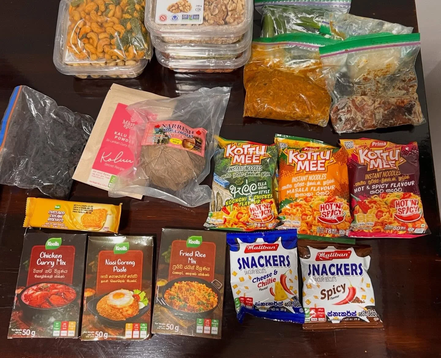 The spoils of Lanka.