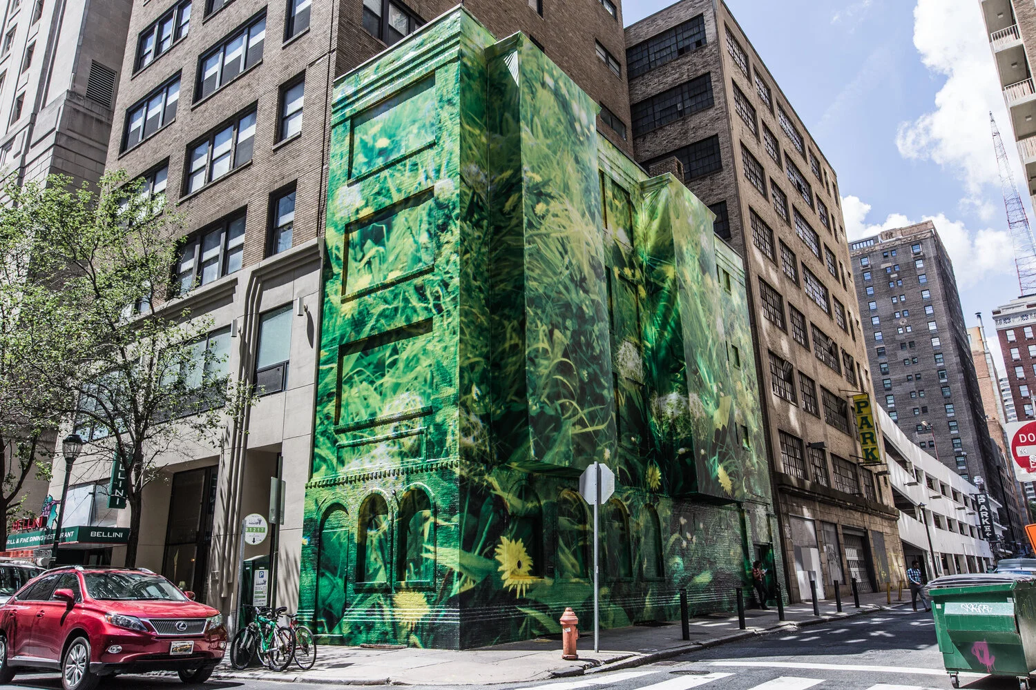 Patrick Jacobs Installation at 16th and Chancellor, Philadelphia