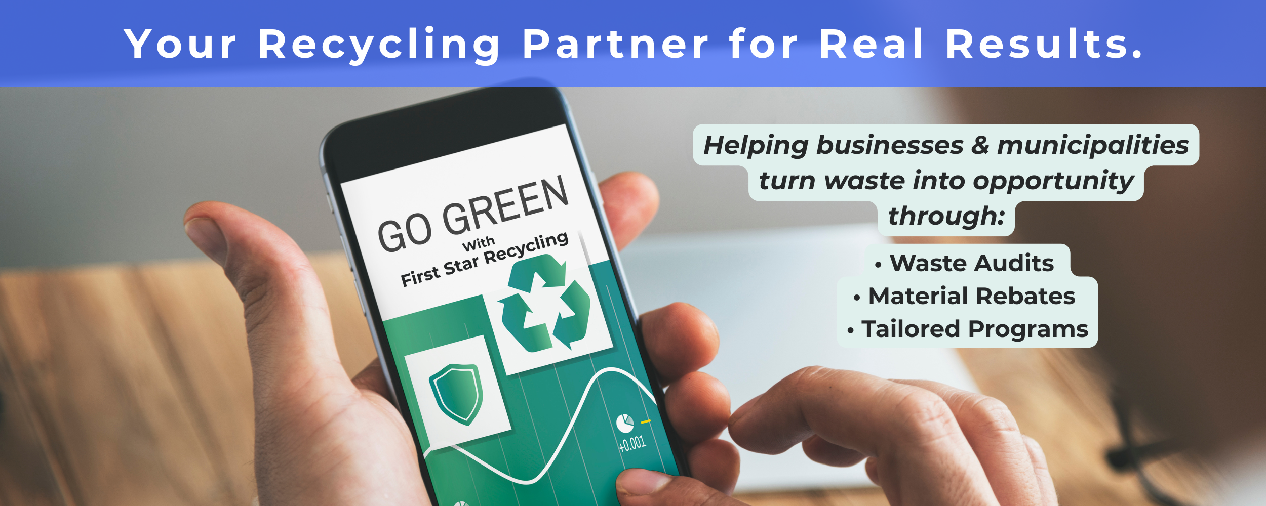 Commercial Recycling Services | First Star Recycling — First Star Recycling