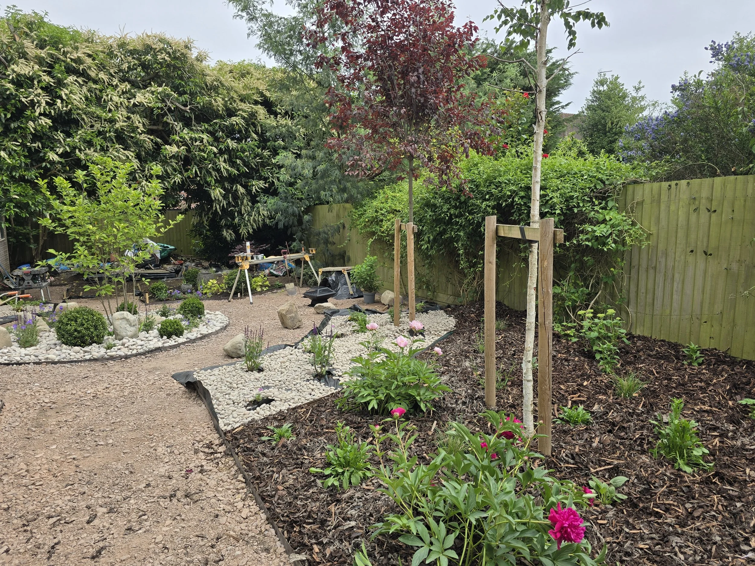 Forgotten End of Garden Project | Harpenden Garden Design & Build under construction