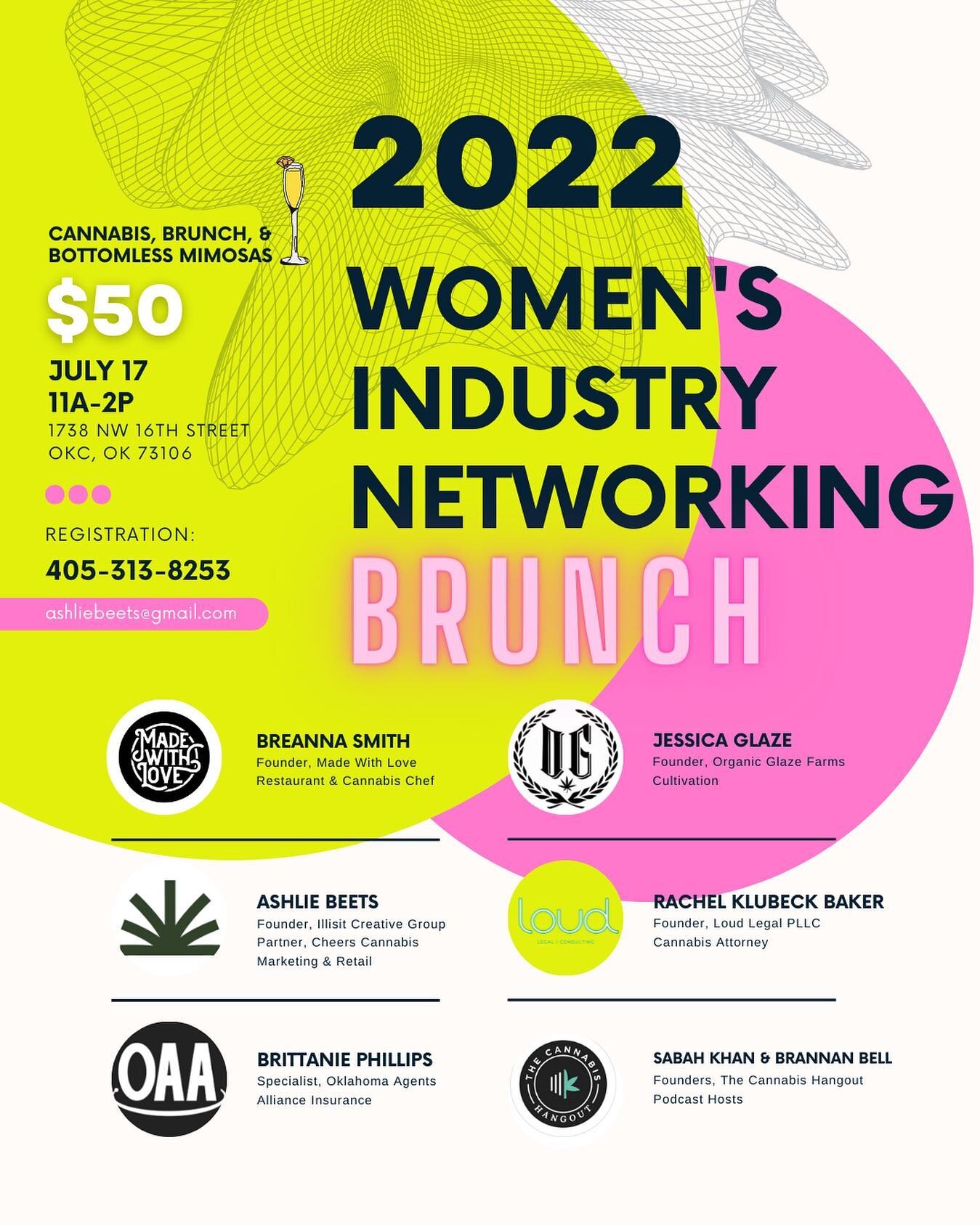 Women&rsquo;s industry networking event ✨ enjoy brunch &amp; bottomless mimosas for $50 🥂
&bull;
&bull;
talk ouid 🌱 at @eat.madewithlove with fellow #cannabiz owners &bull; 7/17 from 11-2 | hospitality, retail, marketing, cultivation, law, insuranc