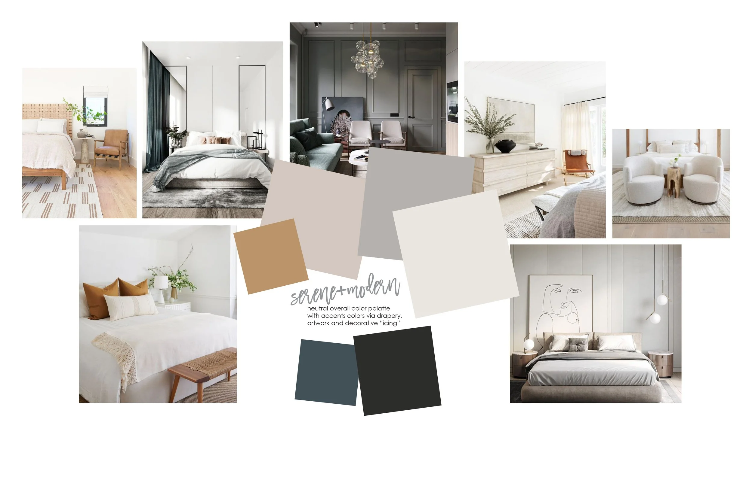 Concepts + Color Palette (Primary Room)