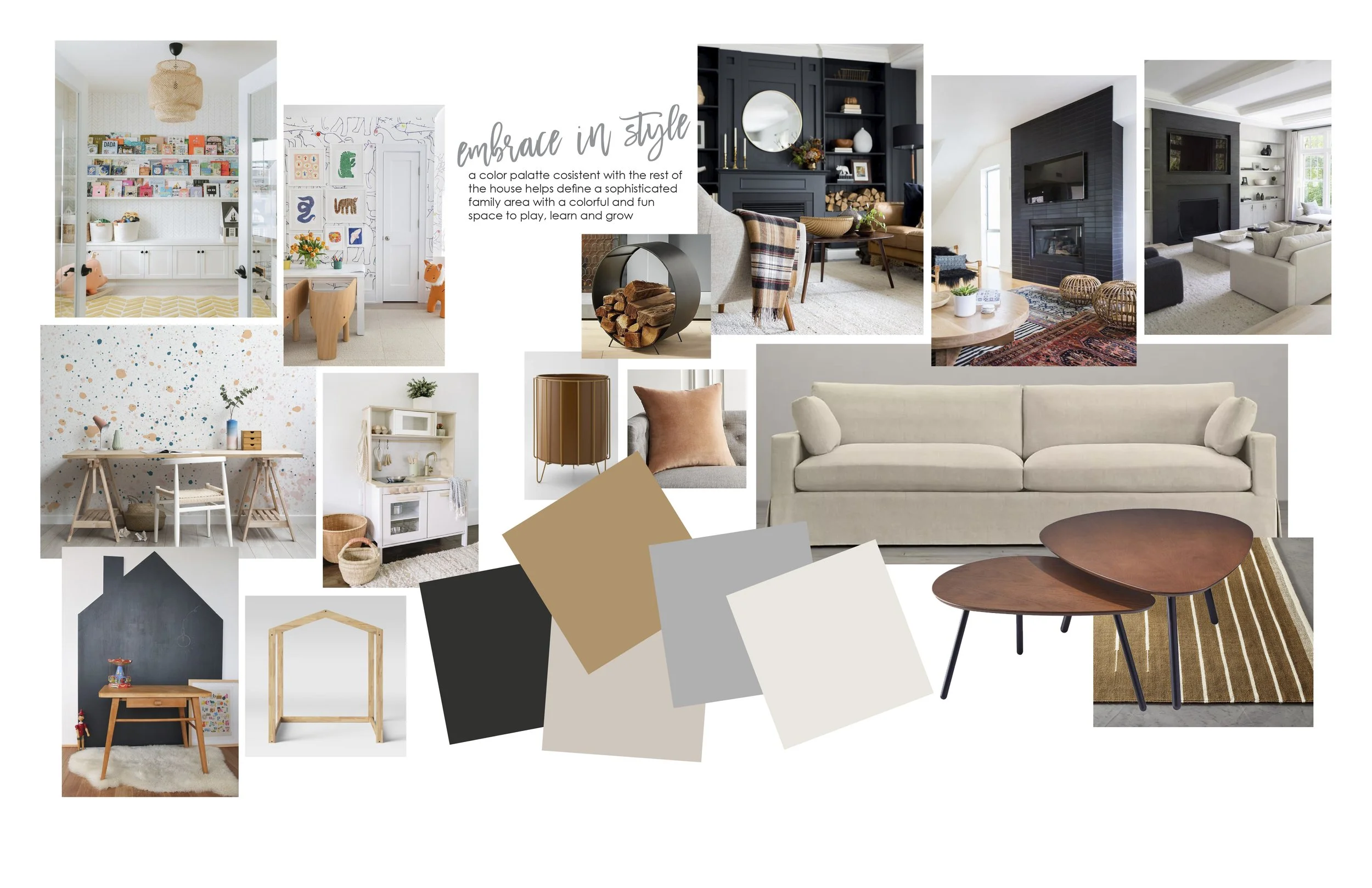 Concepts + Color Palette (Family + Play Rooms)