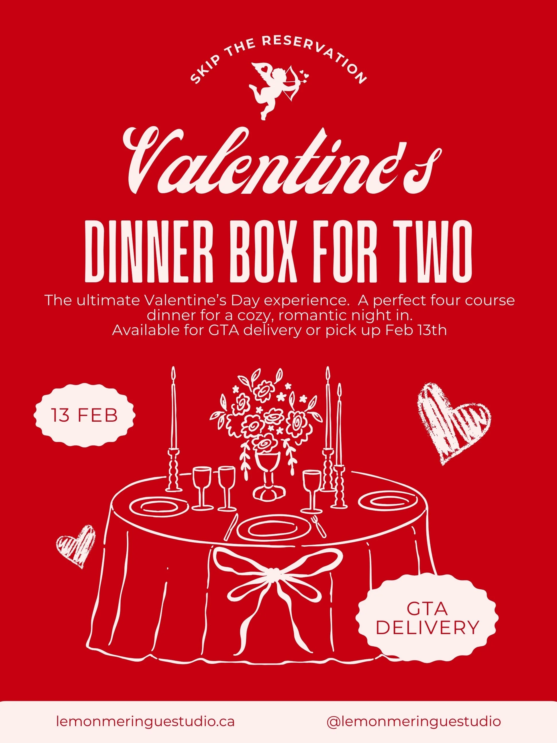 Valentine's Day Dinner Pre-Order