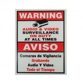 VCAM Warning Sign (Small)