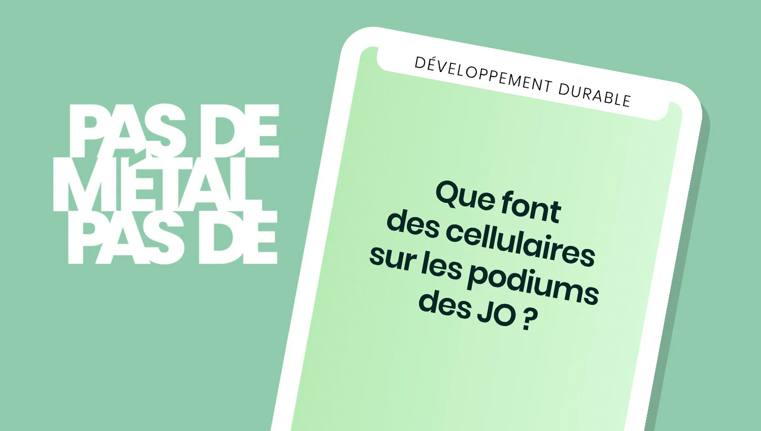 Que font des cellulaires sur les podiums des JO ?