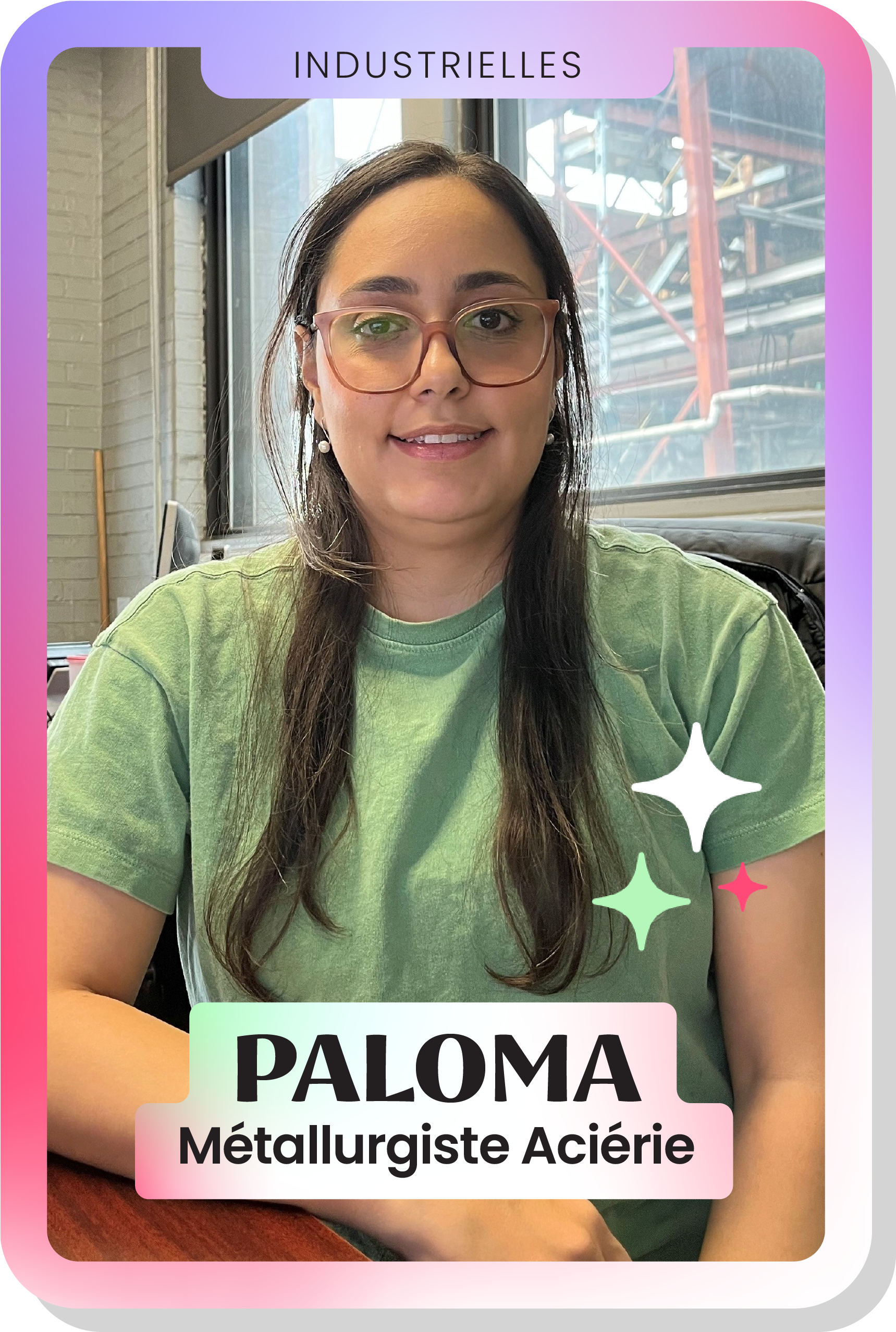 Paloma, métallurgiste aciérie