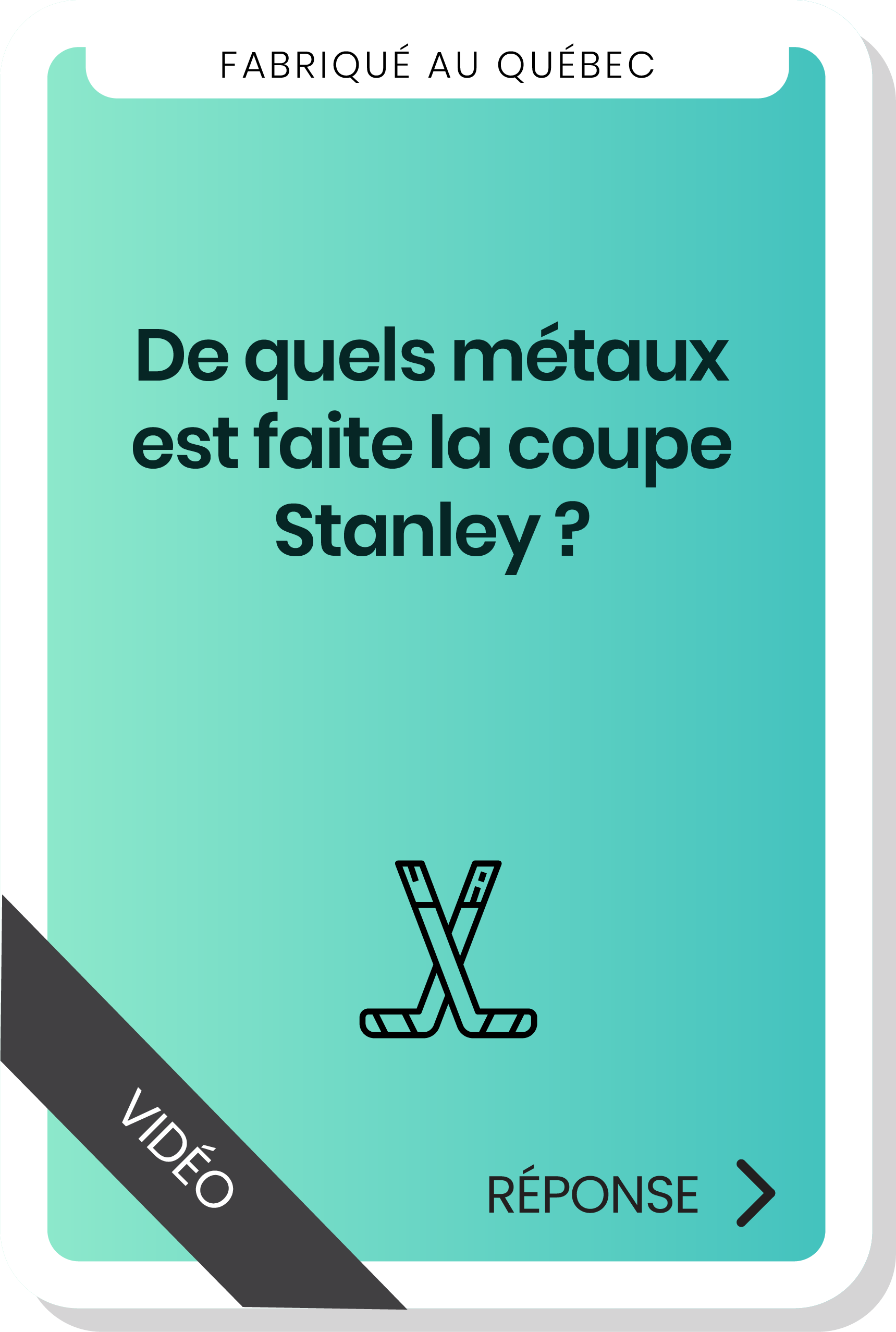 De quels métaux est faite la coupe Stanley ?