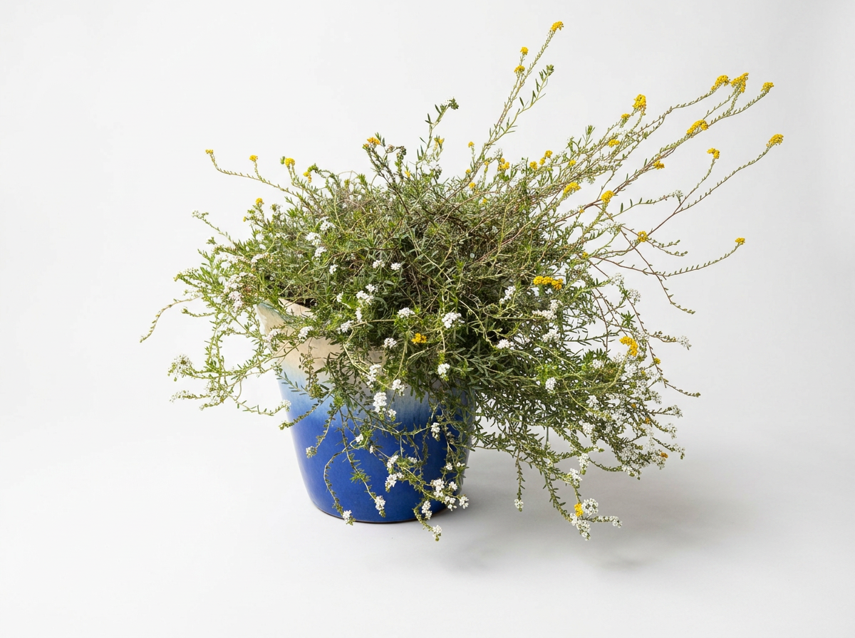 heliotrope in a container