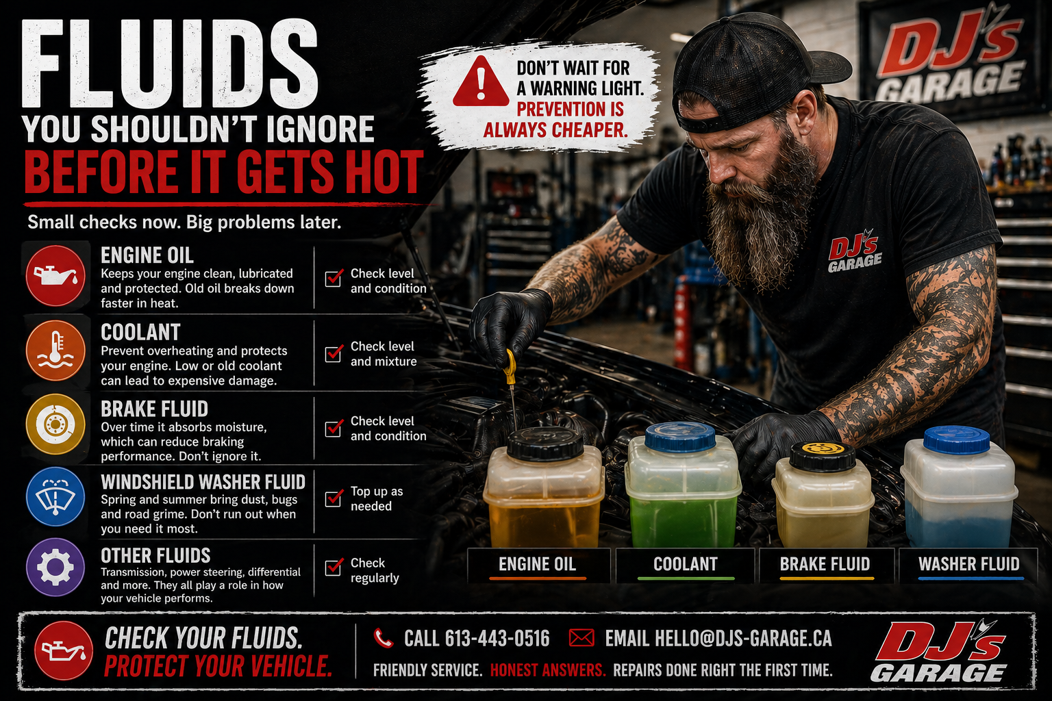Fluids You Shouldn’t Ignore Before It Gets Hot