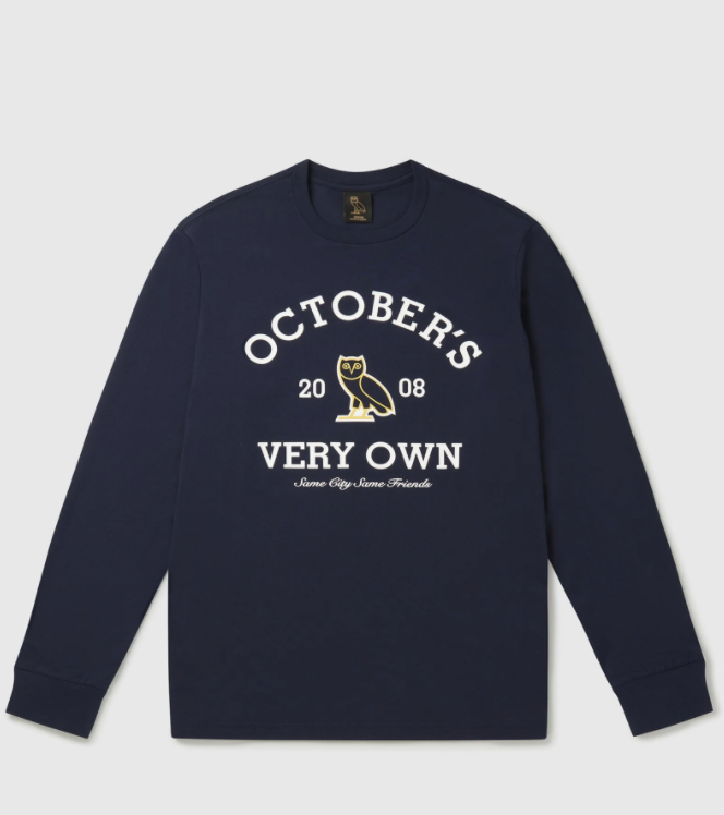 OVO Collegiate Long Sleeve T-Shirt