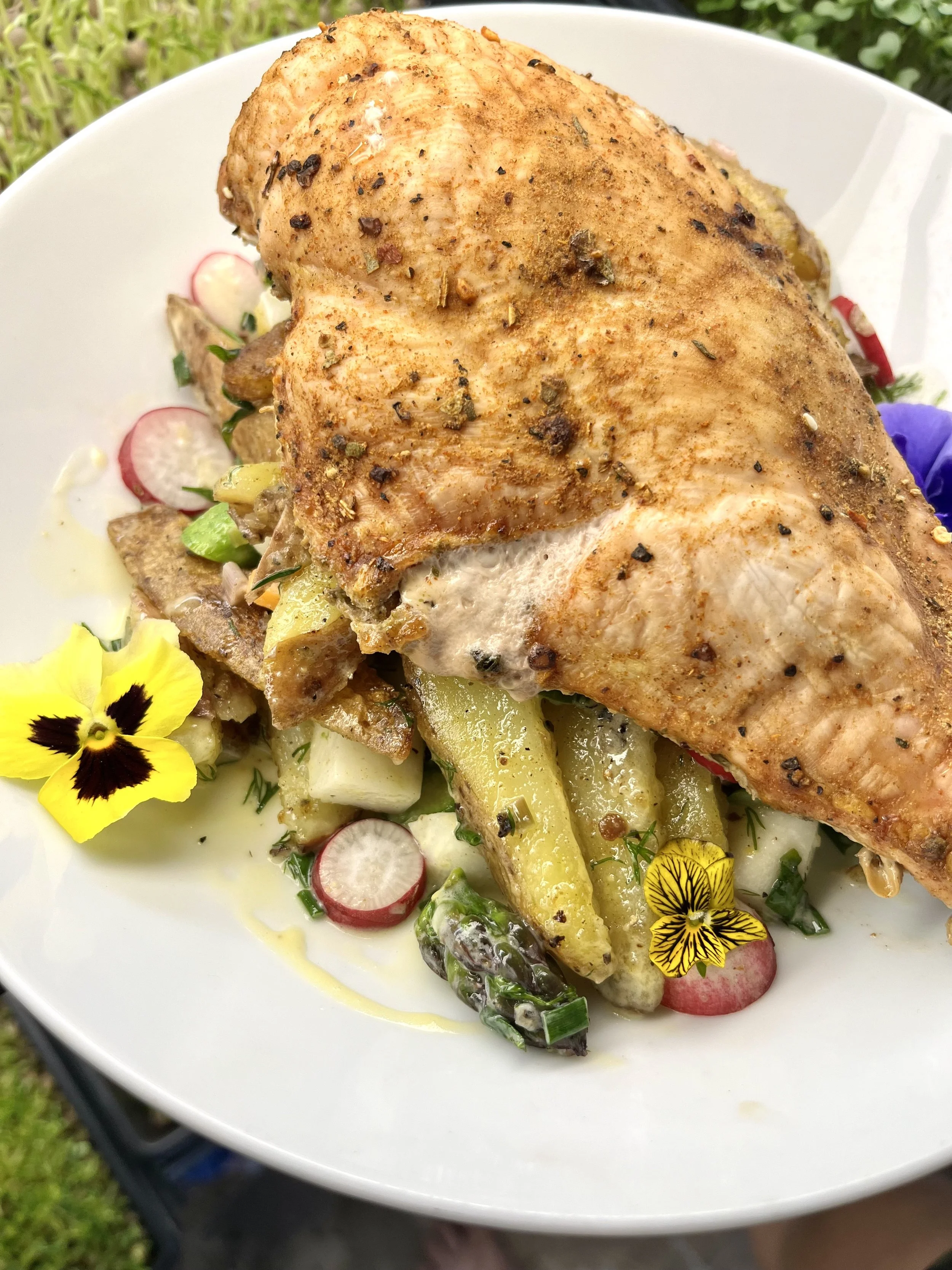 Asparagus Warm Potato Salad - Recipe Idea