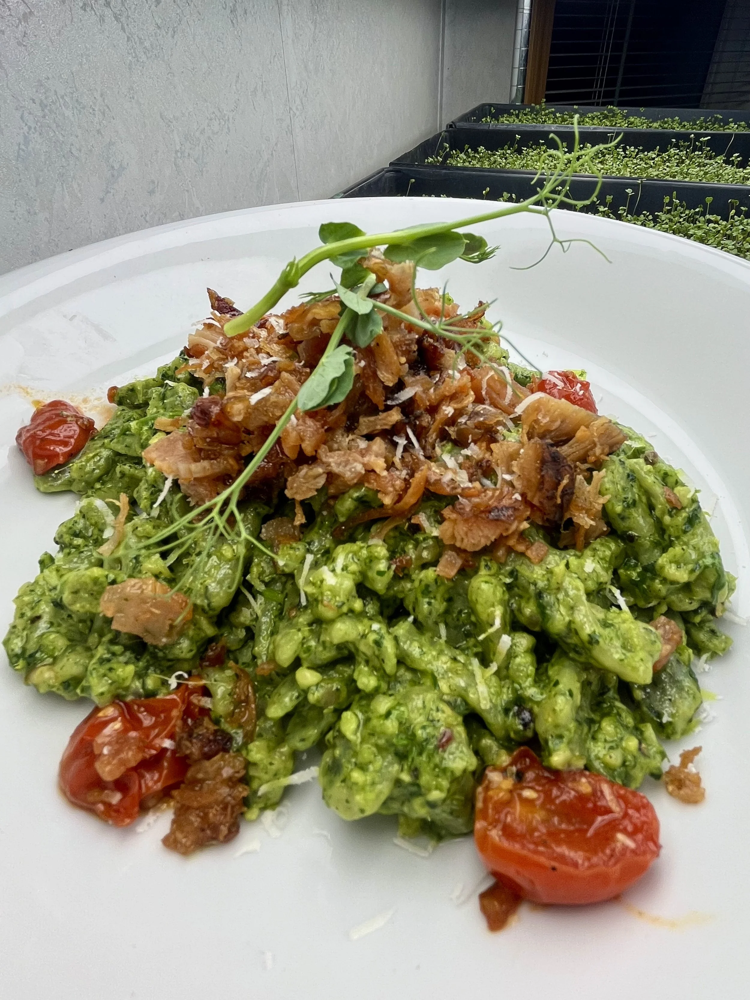 Locally Inspired Pea Pesto Pasta&nbsp;- Reel