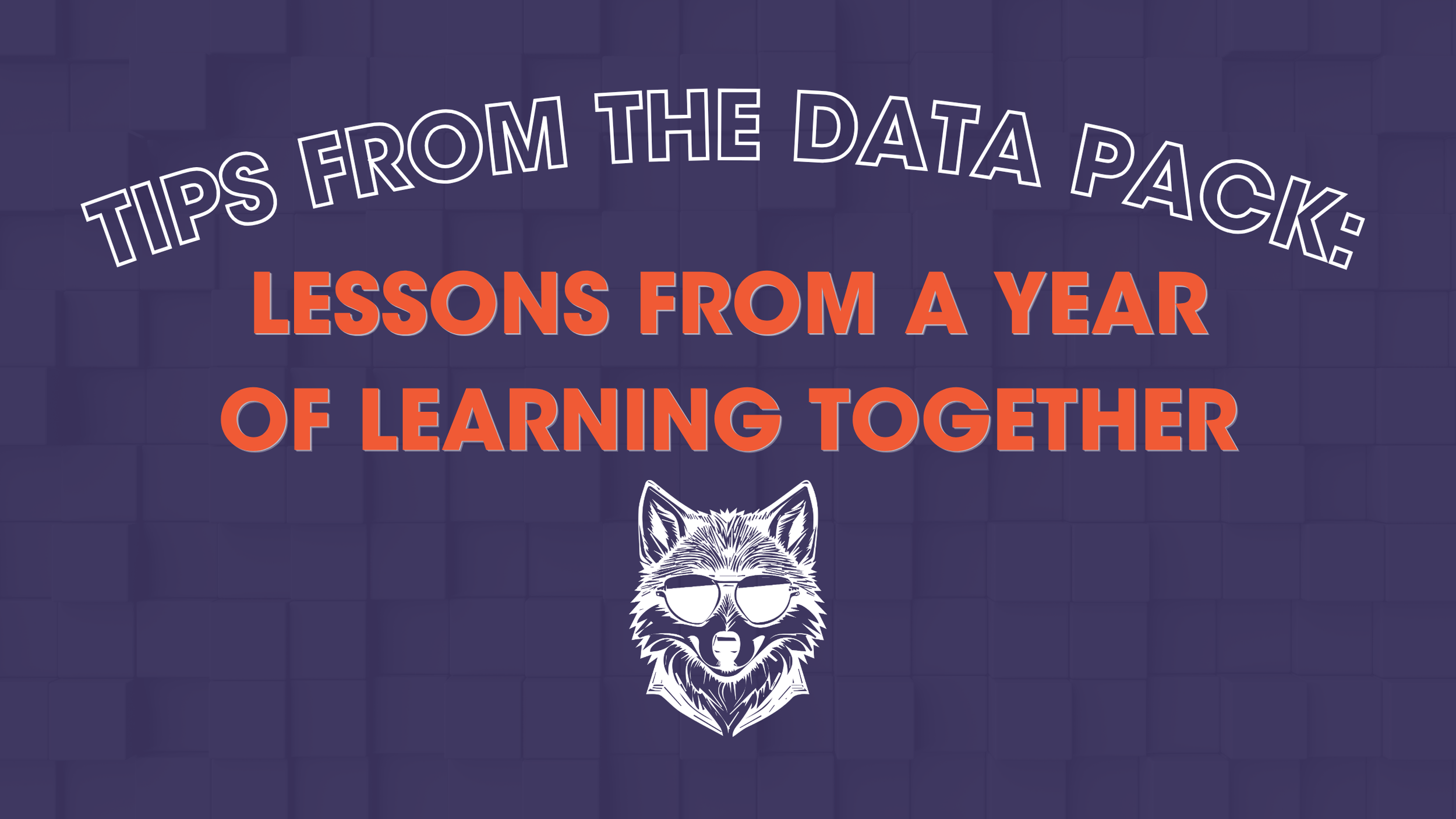 Tips from the Data Pack: Lessons from a Year of Learning Together