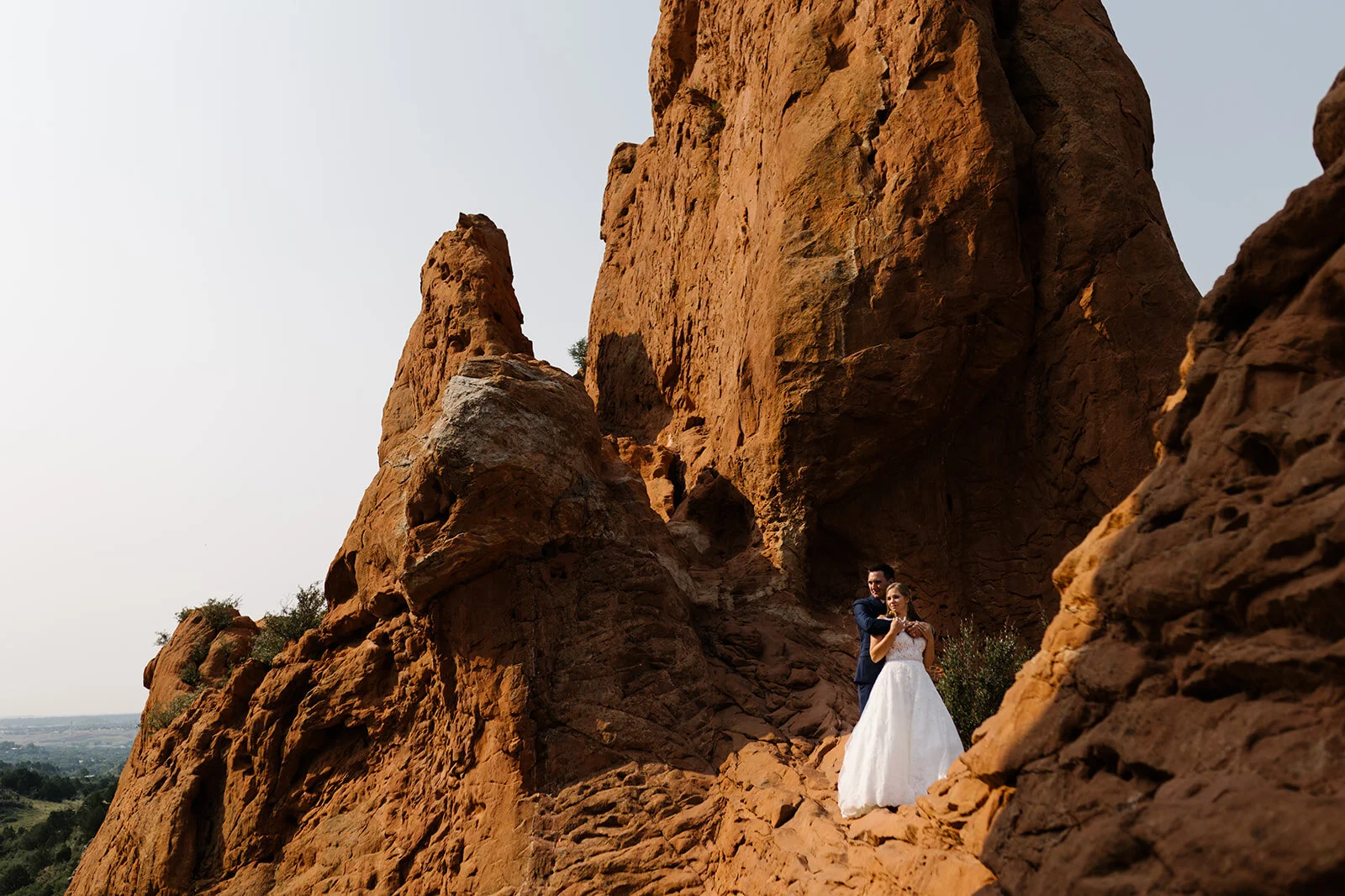 Intimate Sunrise Wedding in Garden of the Gods Park 2021