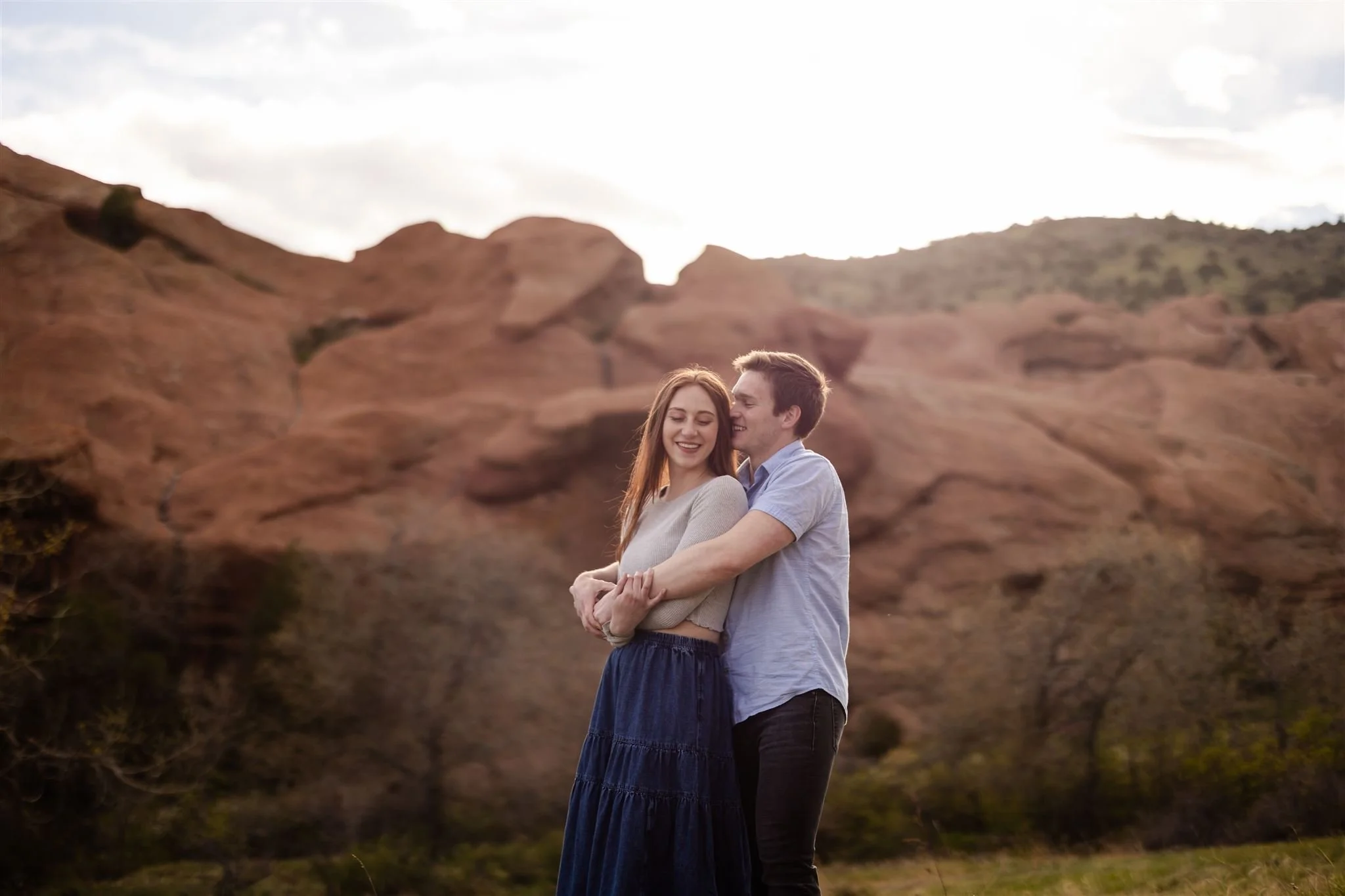 Red Rocks Engagement Photos