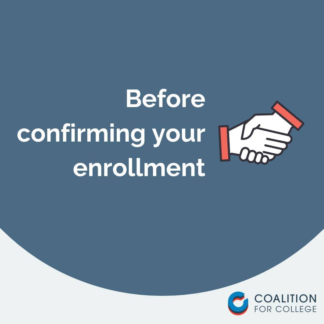 Enrollment deadlines are approaching. 🎊 Here's what you should do before you make your final decision.