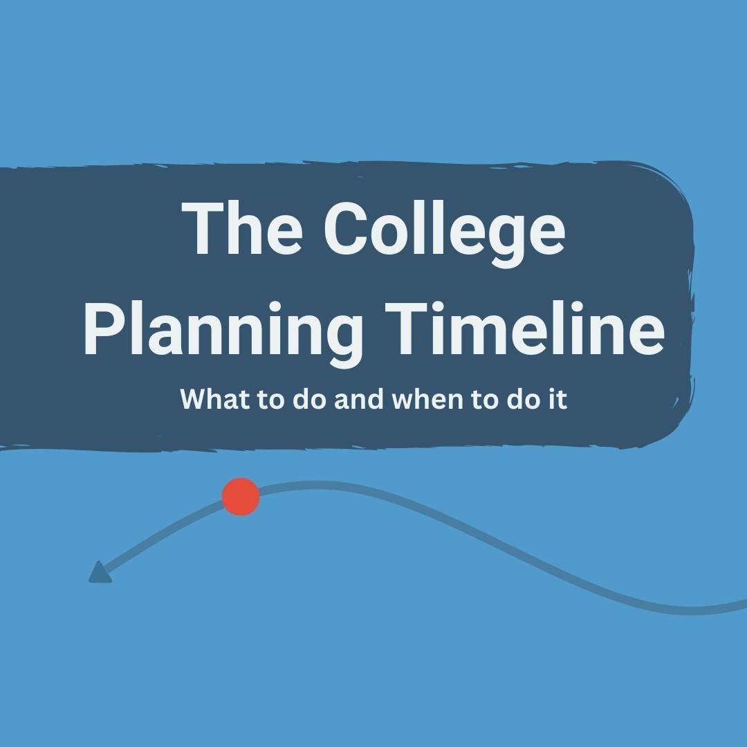 No matter where you are in the college planning timeline, save this and follow along! 🗓️