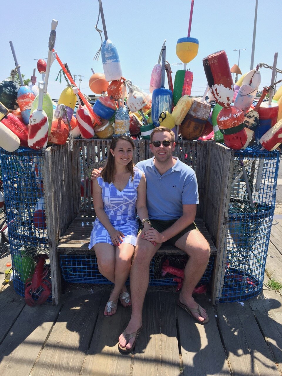 Christopher M. Fay and Partner Erin at MacMillan Pier, in Provincetown