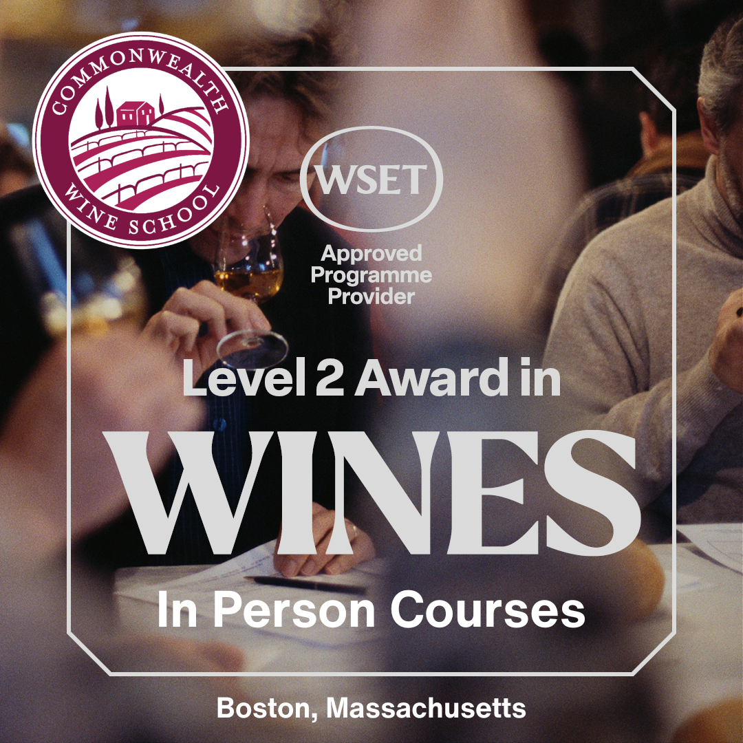 WSET Level 2 Award in Wines In-Person - Boston - Monthly Payment Plans