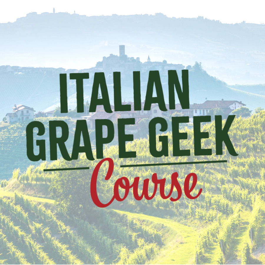 Italian Grape Geek: Levels 1 & 2 [Online and March 20-21, 2027]