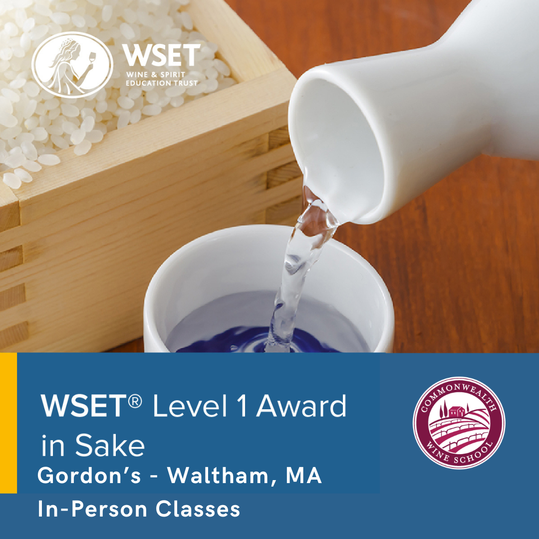WSET Level 1 Award in Sake In Person - Gordon's - Waltham, MA