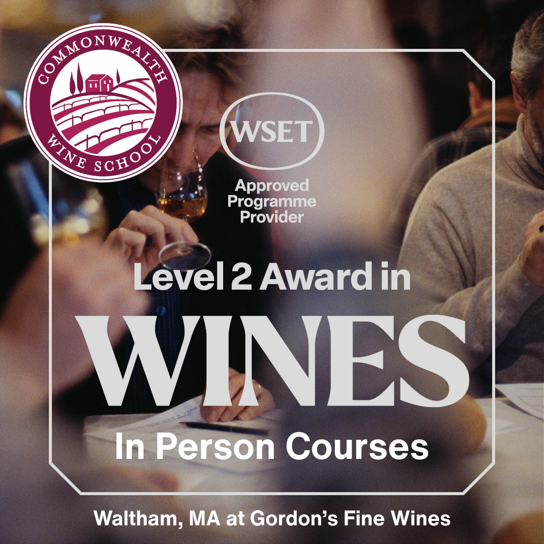 WSET Level 2 Award in Wines In-Person - Gordon's - Waltham, MA