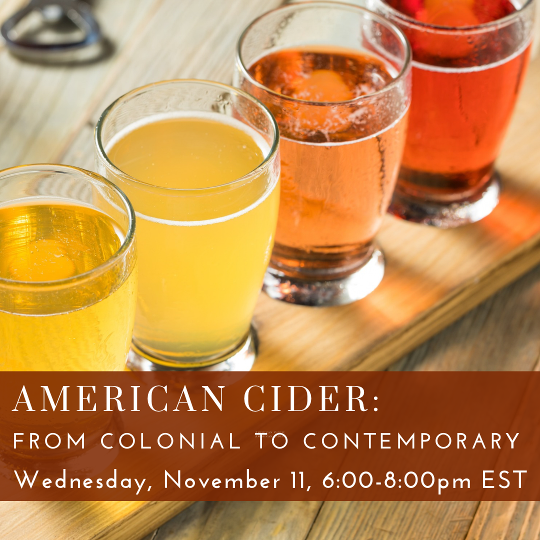 American Cider: From Colonial to Contemporary [November 11]