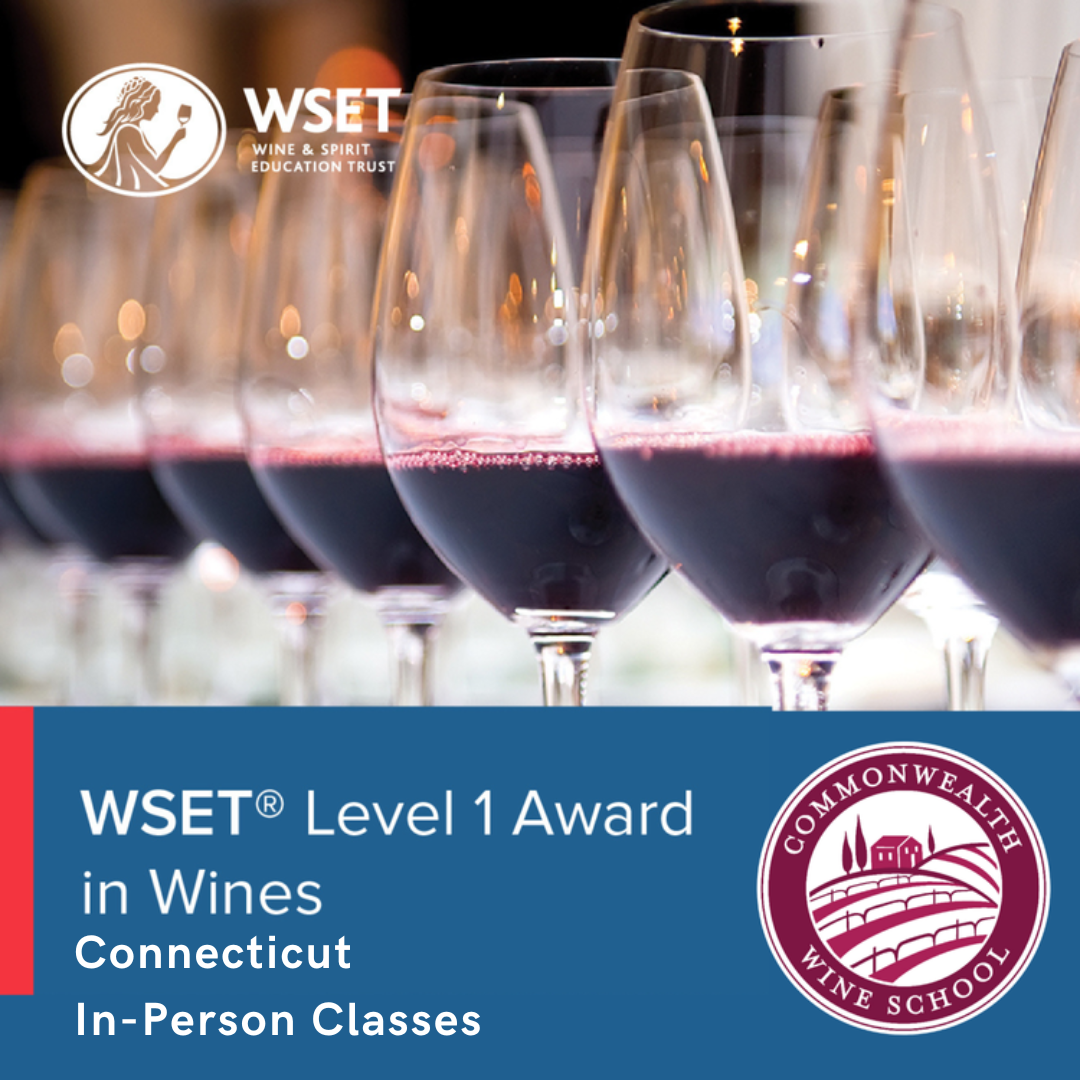 WSET Level 1 Award in Wines In-Person - Connecticut