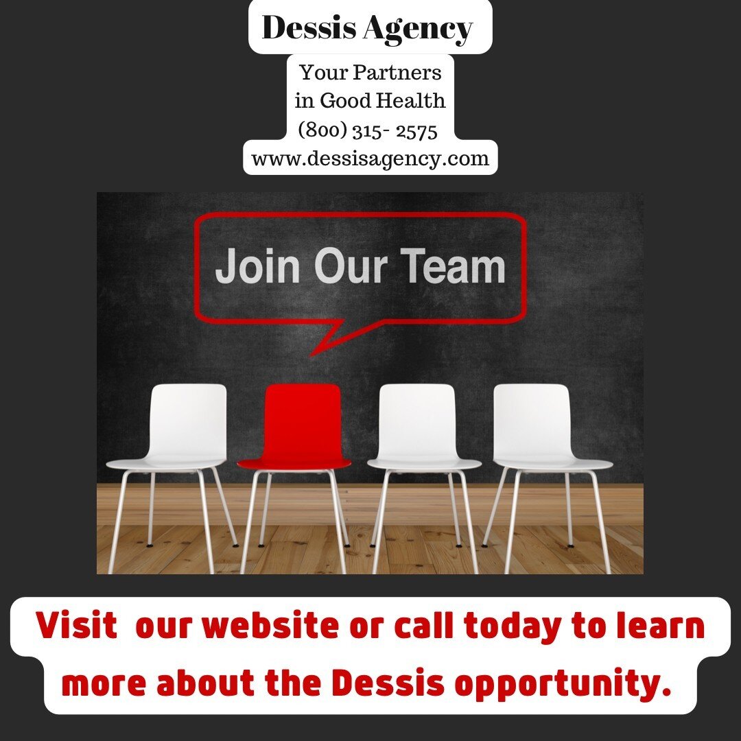 Go to www.dessisagency.com/join-our-team or call 1-800-315-2575 to learn more. 
#JoinTheDessisTeam #SuccessStartsHere