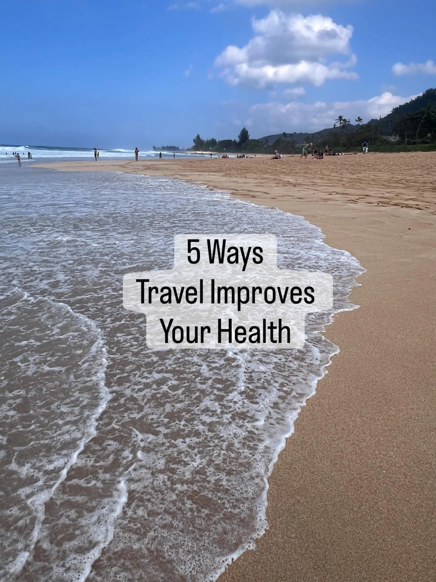 Travel helps me step away from routine and into creation.

I walk more. I breathe deeper. I watch the sunrise and the sunset  I linger longer at the table.

My body feels better.
I sleep more deeply. My mind feels clearer. I feel more connected

I do