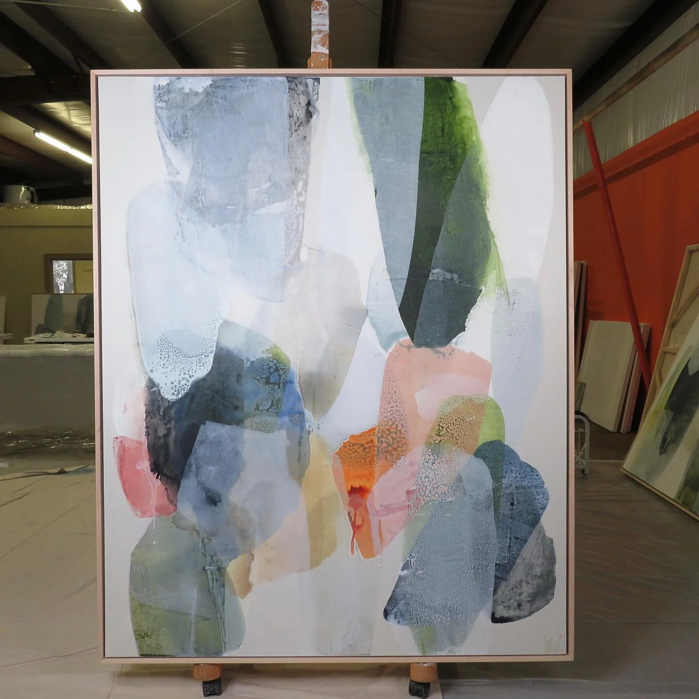 New work coming out of my new &ldquo;temp&rdquo; space in Lafayette, La.  This collection was inspired by the colors of Hawaiian flowers.  Too much time indoors during the freeze and the pandemic brought me to a place of paradise.  This group will be