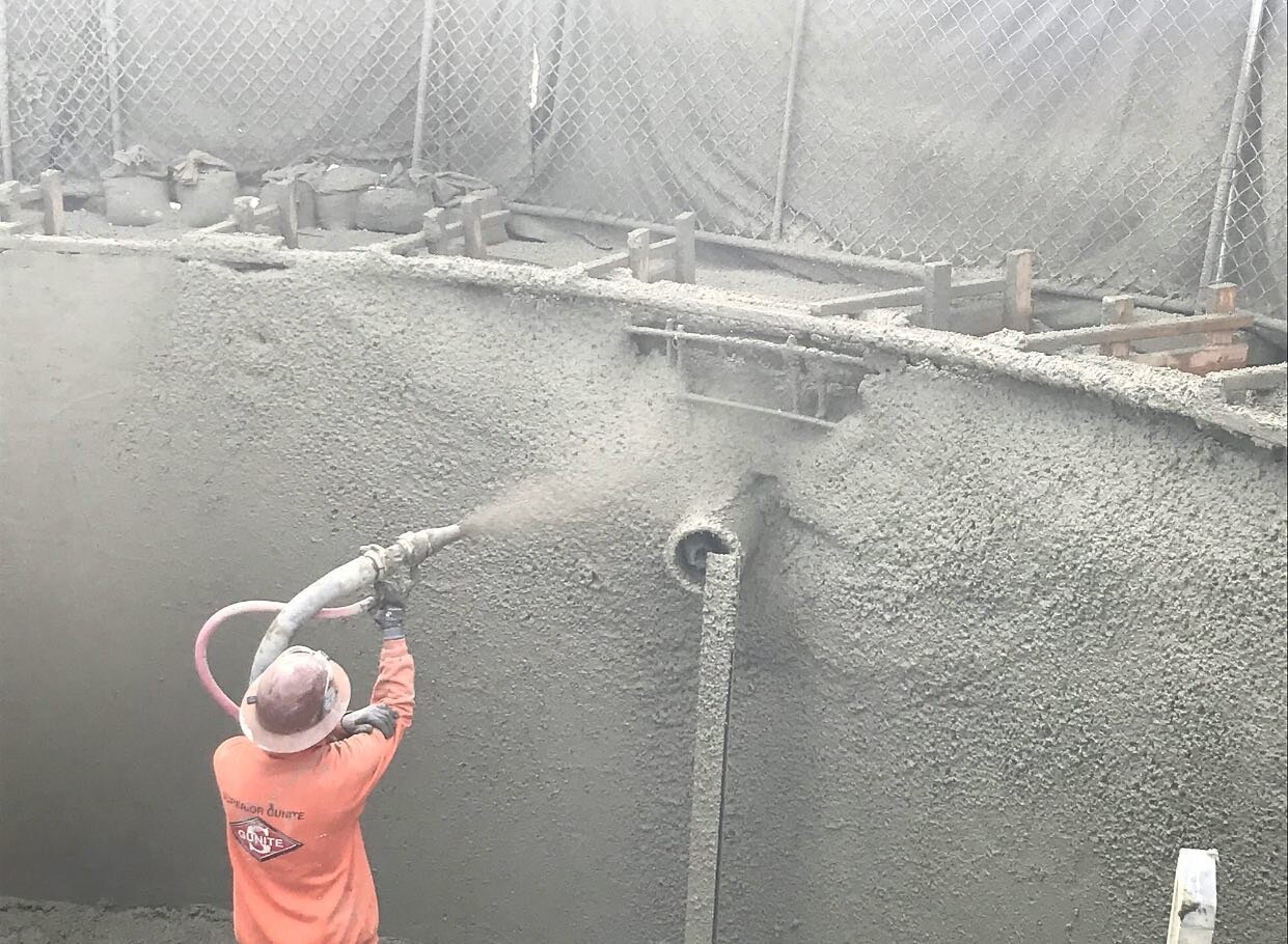 Seattle Center Skatepark is coming along &mdash; nice shotcrete! @seattlecenter #skatepark