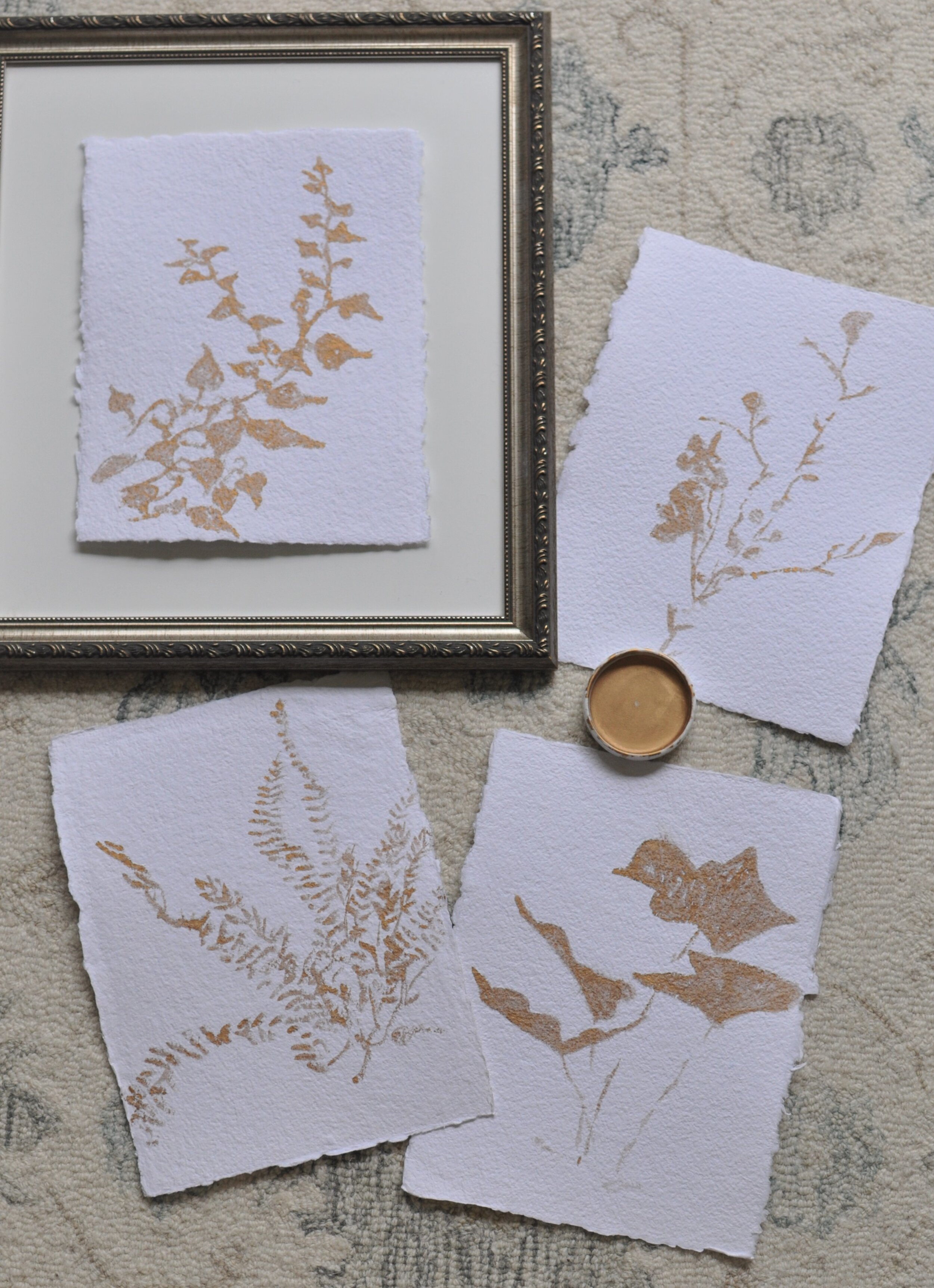 Mixed Botanical Set of 4